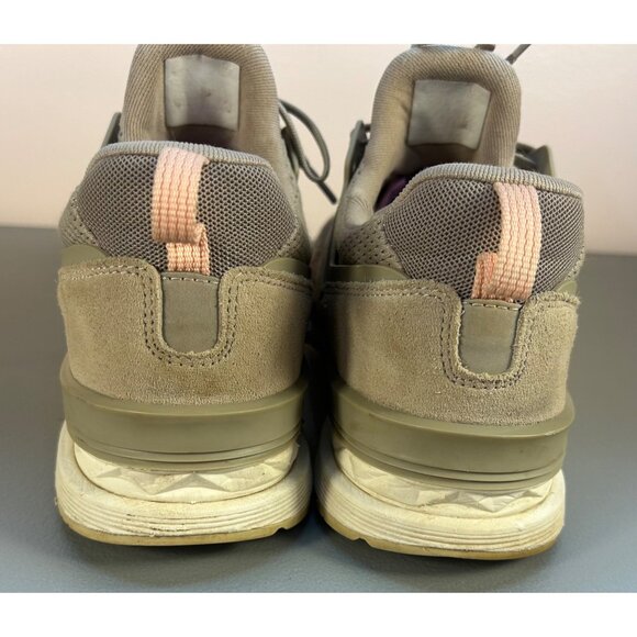 New Balance 574 Womens 10 Running Shoes Light Gray & Pink Suede Upper - Picture 5 of 10